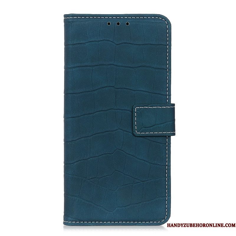 Folio-hoesje voor Xiaomi Redmi Note 12 4G Krokodil