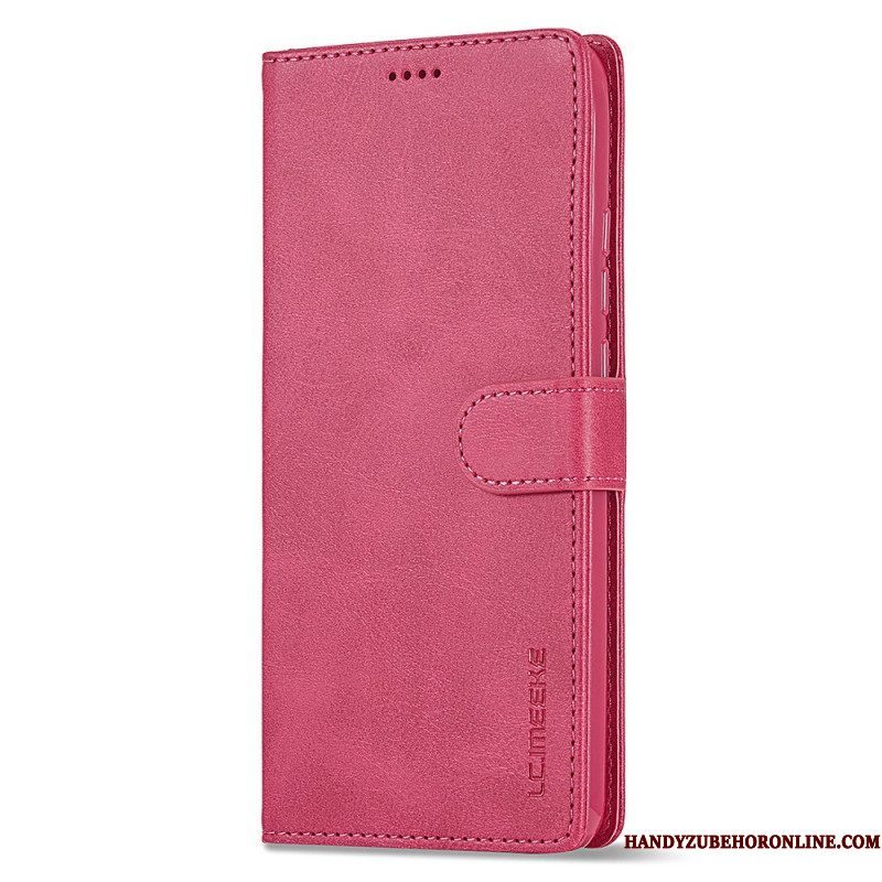 Folio-hoesje voor Xiaomi Redmi Note 12 4G Ledereffect Lc.imeeke