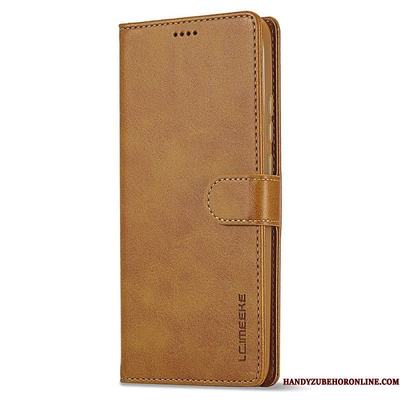 Folio-hoesje voor Xiaomi Redmi Note 12 4G Ledereffect Lc.imeeke