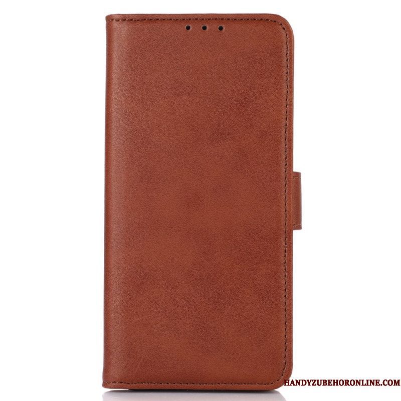 Folio-hoesje voor Xiaomi Redmi Note 12 4G Leer-effect