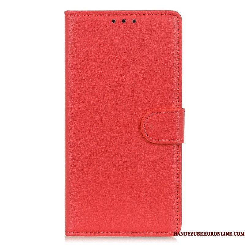 Folio-hoesje voor Xiaomi Redmi Note 12 4G Traditioneel Kunstleer
