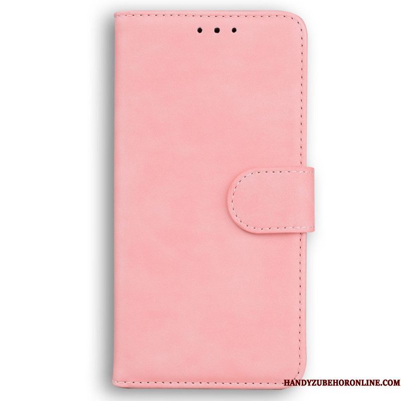 Folio-hoesje voor Xiaomi Redmi Note 12 5G Kunstleer Effen