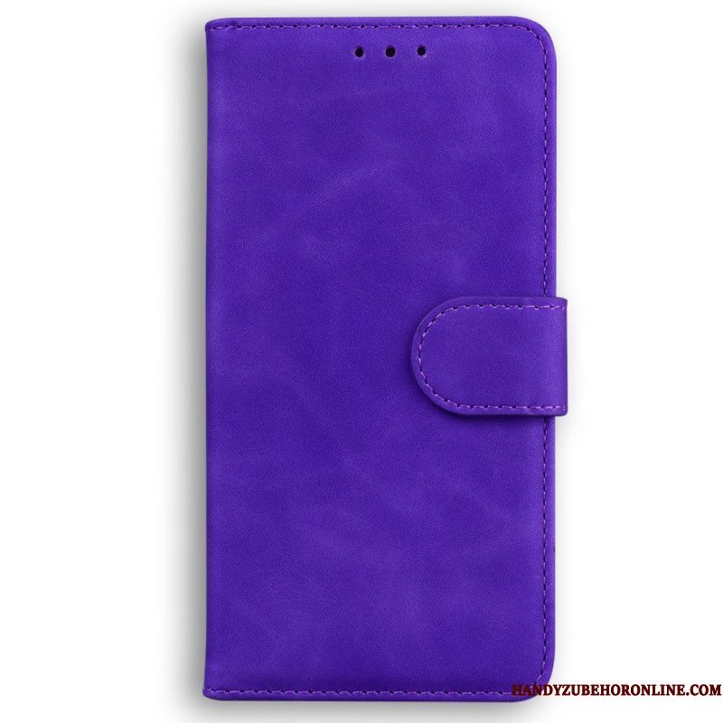 Folio-hoesje voor Xiaomi Redmi Note 12 5G Kunstleer Effen