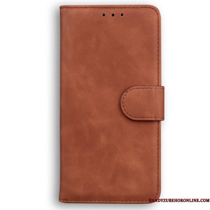 Folio-hoesje voor Xiaomi Redmi Note 12 5G Kunstleer Effen