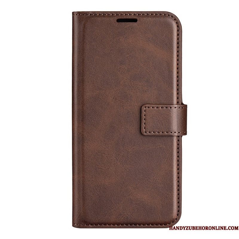 Folio-hoesje voor Xiaomi Redmi Note 12 5G Stijl Leer Kleur