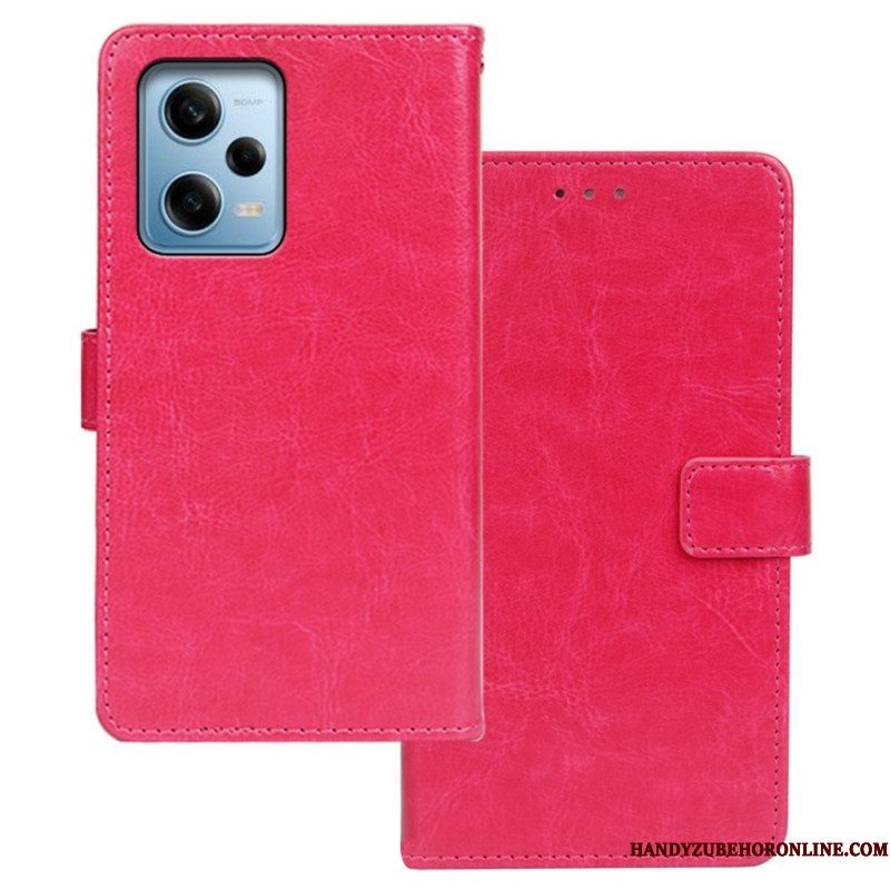 Folio-hoesje voor Xiaomi Redmi Note 12 Pro Idewei Lederen Stijl