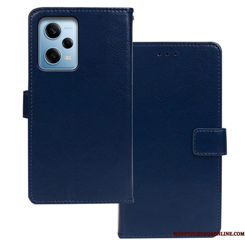 Folio-hoesje voor Xiaomi Redmi Note 12 Pro Idewei Lederen Stijl