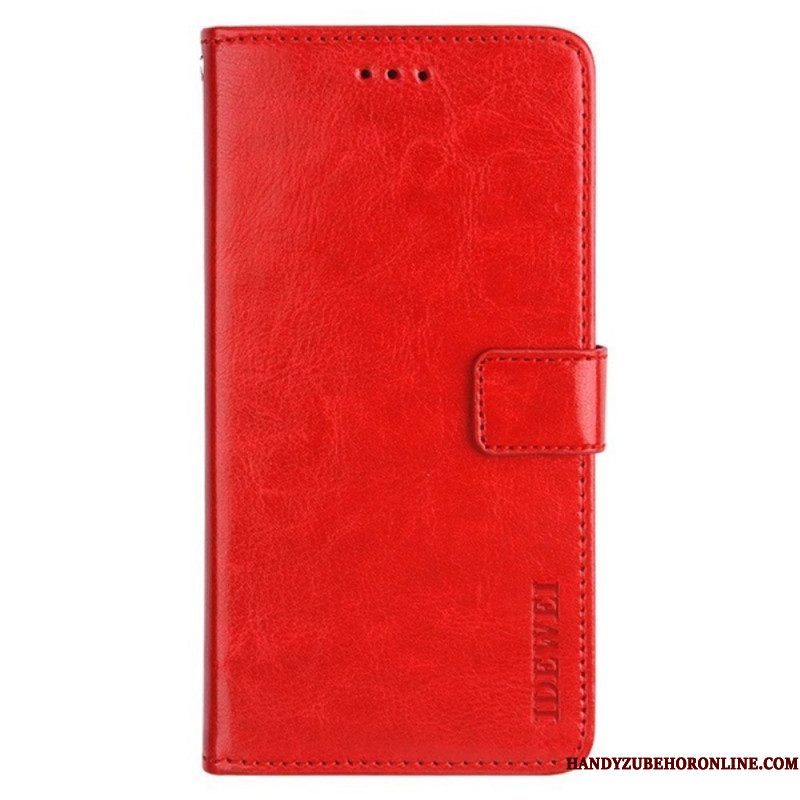 Folio-hoesje voor Xiaomi Redmi Note 12 Pro Imitatieleer Idewei