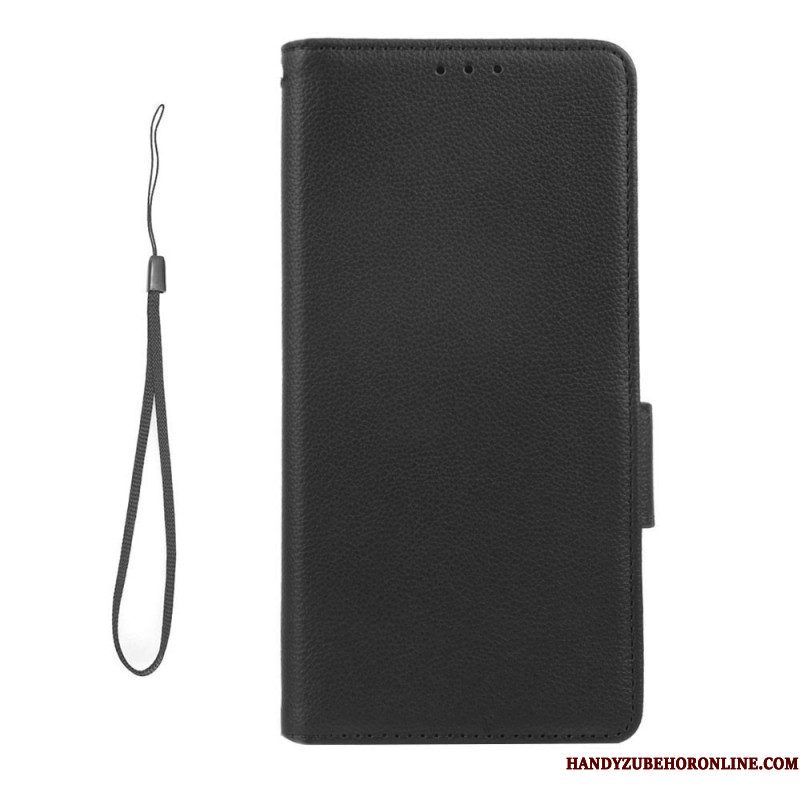 Folio-hoesje voor Xiaomi Redmi Note 12 Pro Met Ketting Dunne Bandjes