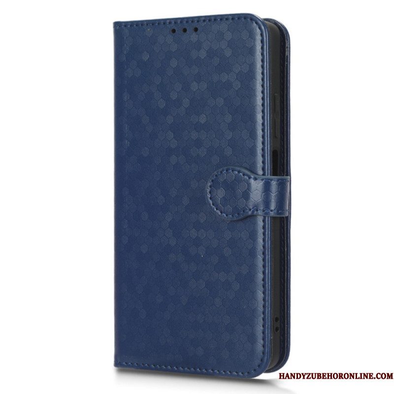 Folio-hoesje voor Xiaomi Redmi Note 12 Pro Plus Met Ketting Strappy-patroon In 3d