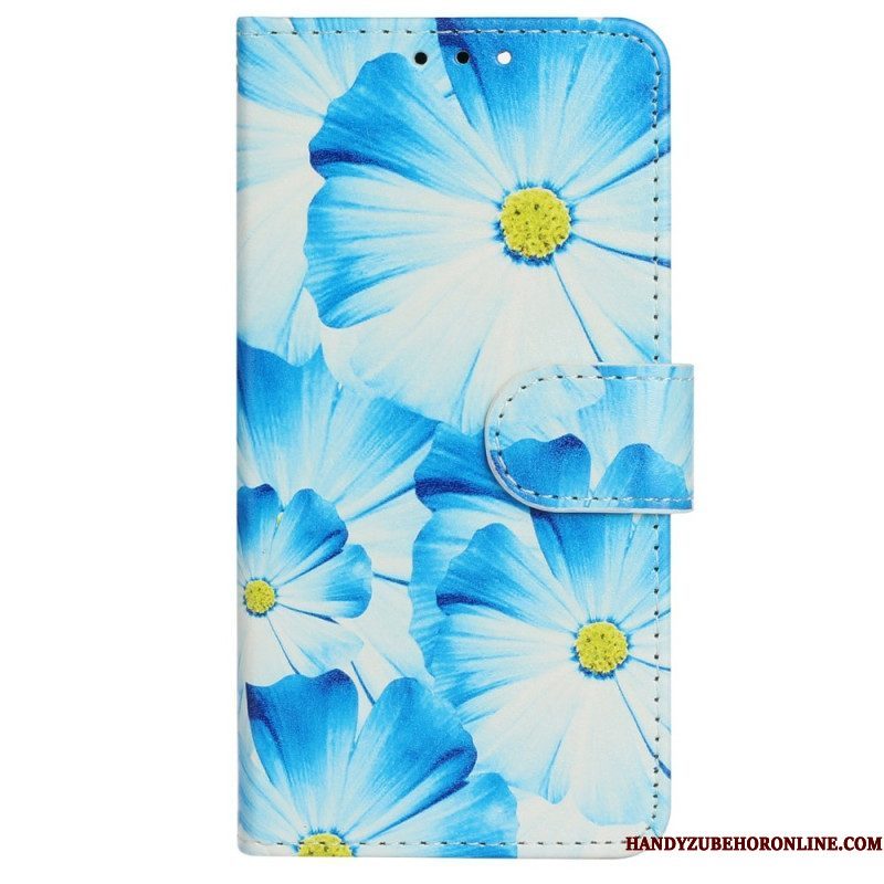 Folio-hoesje voor iPhone 14 Bloemen