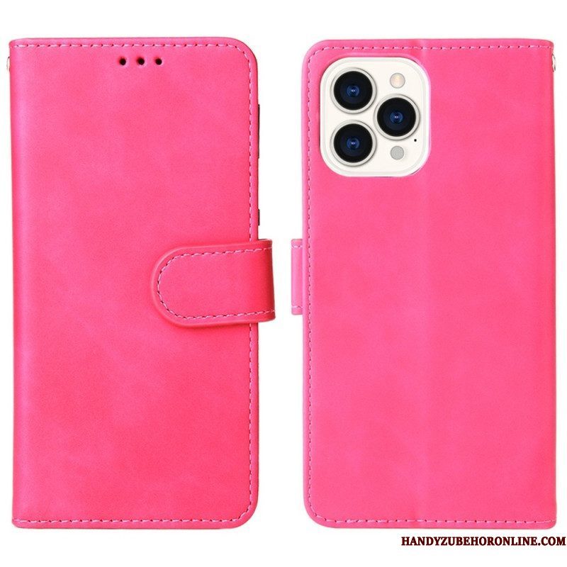 Folio-hoesje voor iPhone 14 Plus Aanraking Van De Huid
