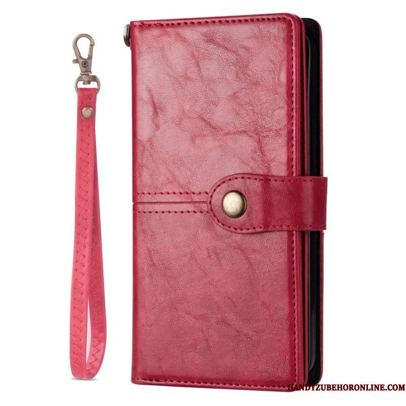 Folio-hoesje voor iPhone 14 Pro Vintage Multifunctioneel