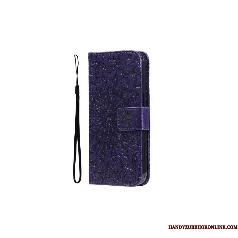 Folio-hoesje voor iPhone 15 Plus Mandala Zon