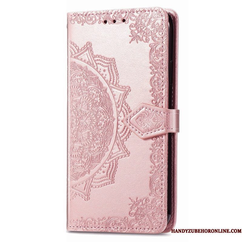 Folio-hoesje voor iPhone 15 Pro Barokmandala