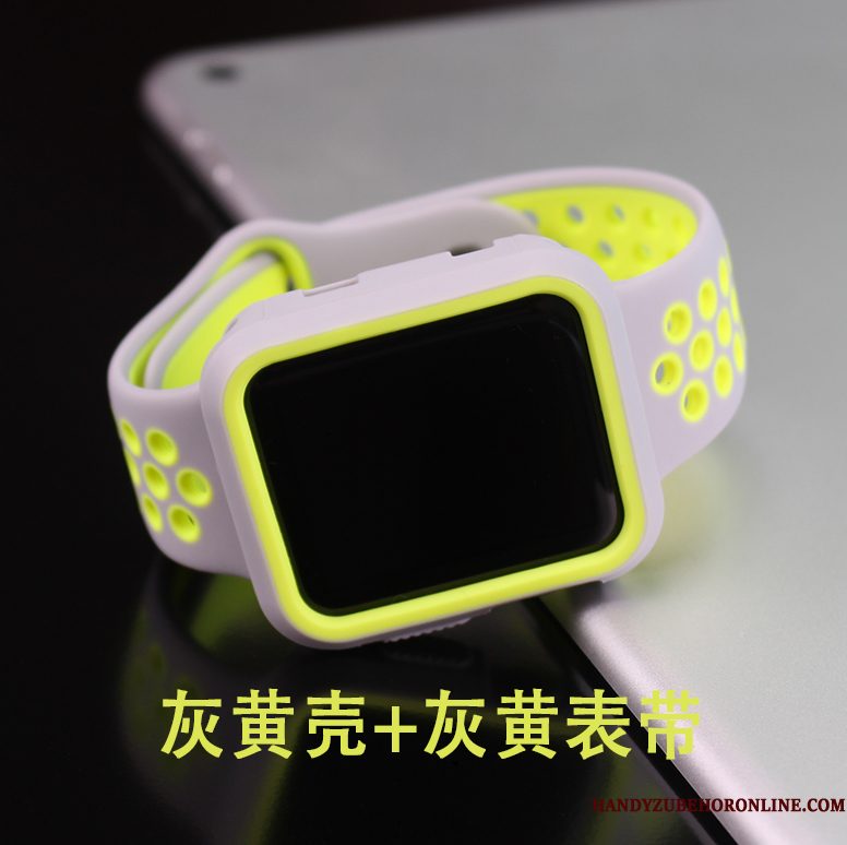 Hoesje Apple Watch Series 1 Bescherming Anti-fall Tempereren, Hoes Apple Watch Series 1 Zakken Grijs Trend