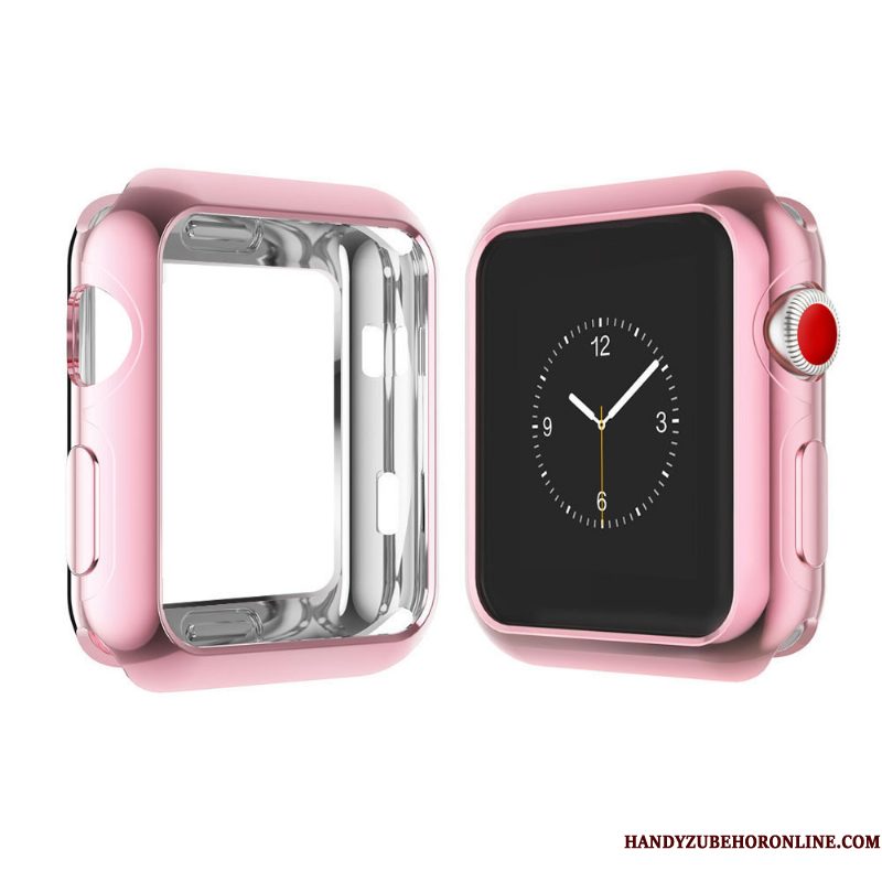 Hoesje Apple Watch Series 1 Bescherming Gemeenschappelijk Wit, Hoes Apple Watch Series 1 Plating