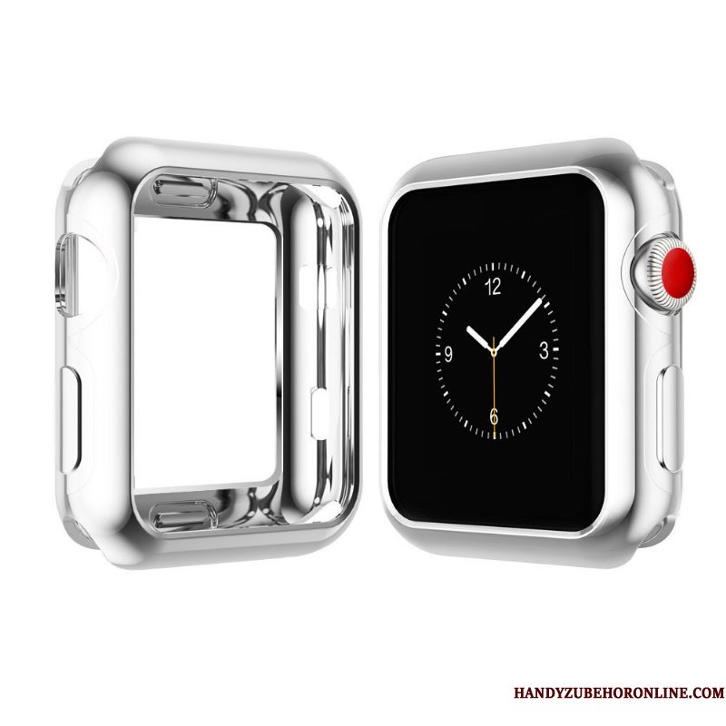 Hoesje Apple Watch Series 1 Bescherming Gemeenschappelijk Wit, Hoes Apple Watch Series 1 Plating