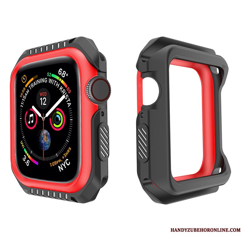 Hoesje Apple Watch Series 1 Bescherming Rood Anti-fall, Hoes Apple Watch Series 1 Zacht