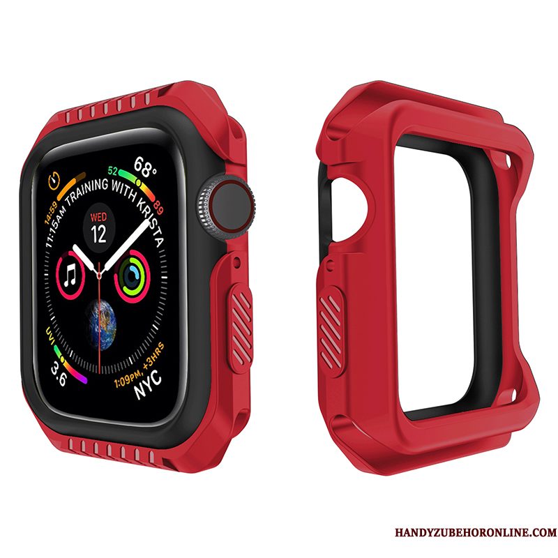 Hoesje Apple Watch Series 1 Bescherming Rood Anti-fall, Hoes Apple Watch Series 1 Zacht