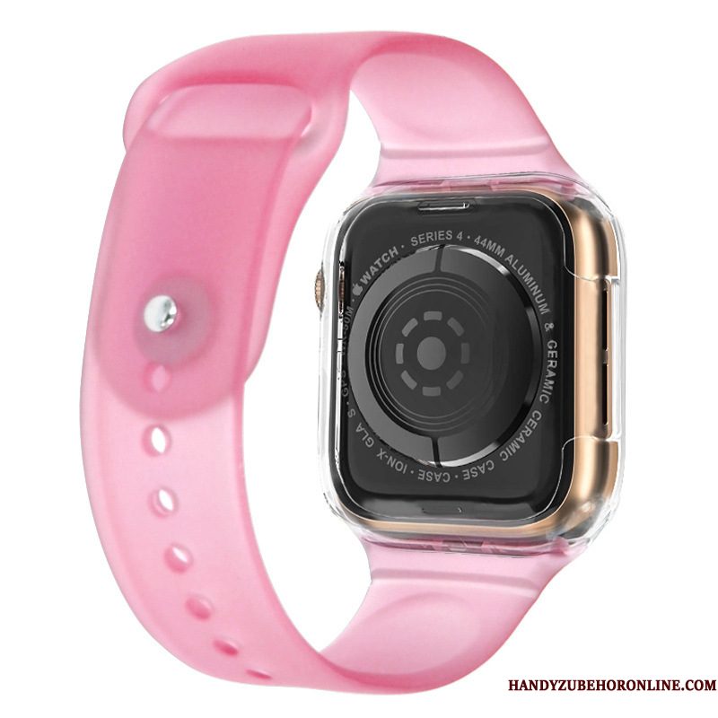 Hoesje Apple Watch Series 1 Siliconen Twee Kleuren Groen, Hoes Apple Watch Series 1 Bescherming Pu Sport