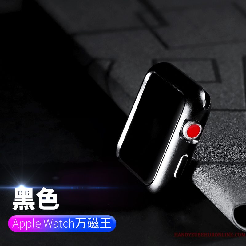 Hoesje Apple Watch Series 1 Zakken Anti-fall Omlijsting, Hoes Apple Watch Series 1 Metaal Plating Rood