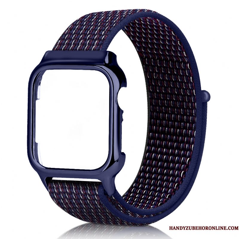 Hoesje Apple Watch Series 2 Scheppend Blauw Nylon, Hoes Apple Watch Series 2 Trend Persoonlijk