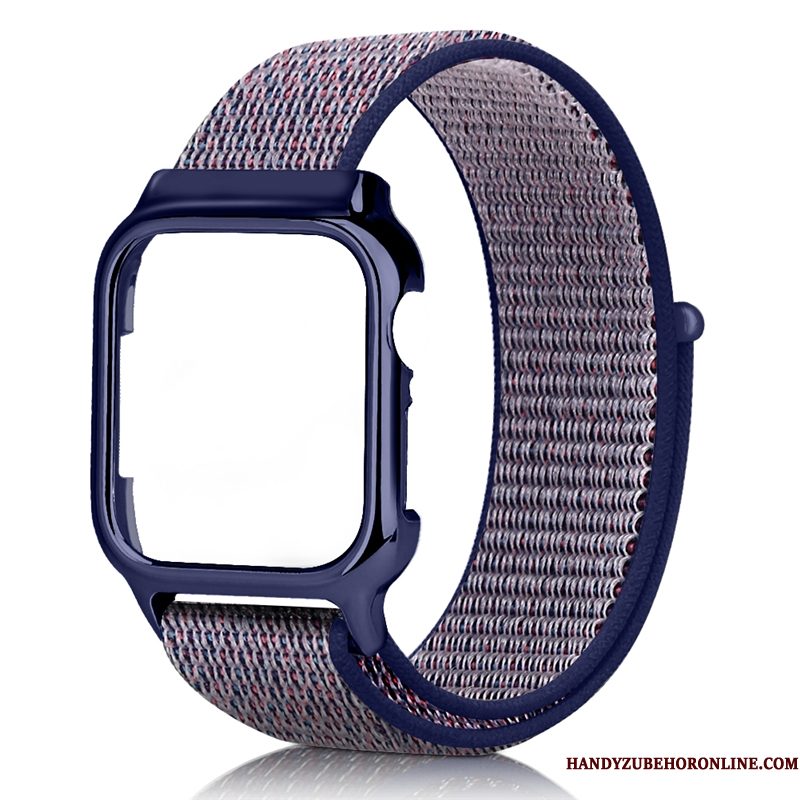 Hoesje Apple Watch Series 2 Scheppend Blauw Nylon, Hoes Apple Watch Series 2 Trend Persoonlijk