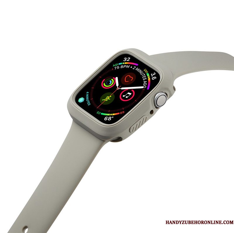 Hoesje Apple Watch Series 2 Siliconen Anti-fall Sport, Hoes Apple Watch Series 2 Oranje