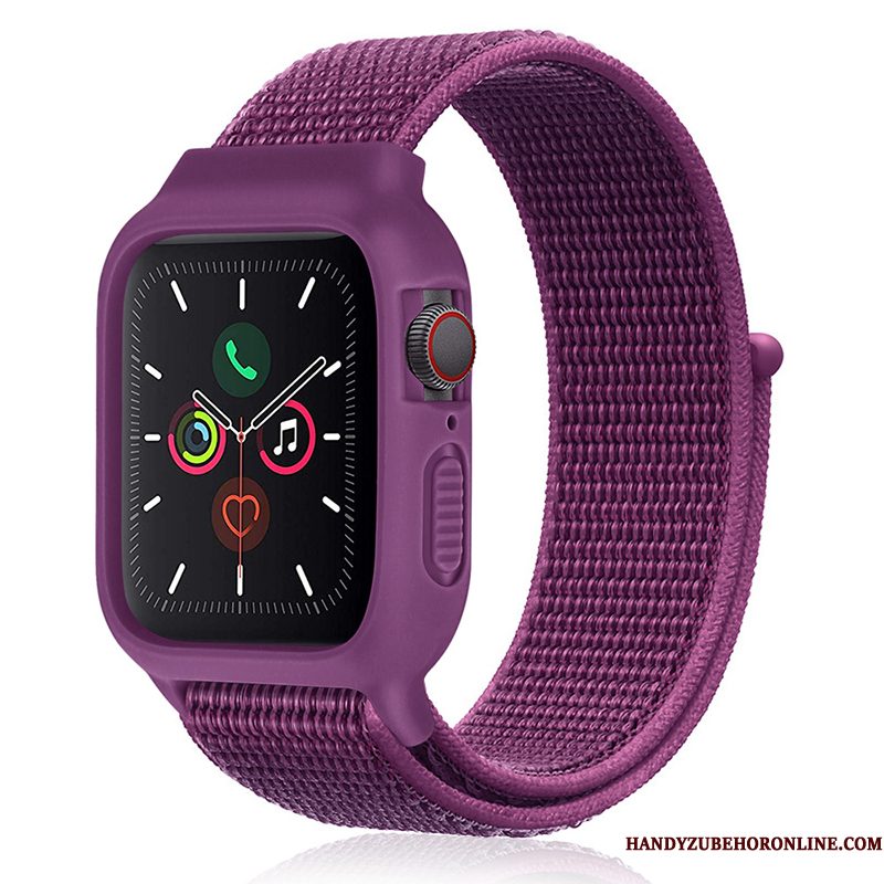 Hoesje Apple Watch Series 2 Siliconen Nieuw Zwart, Hoes Apple Watch Series 2 Nylon Trend