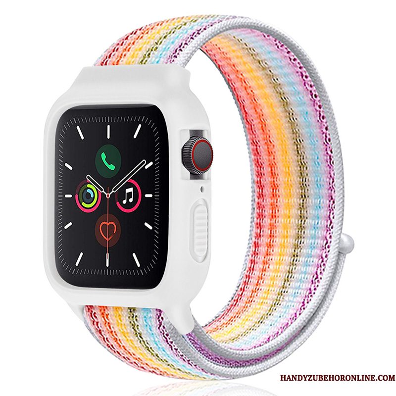 Hoesje Apple Watch Series 2 Siliconen Nieuw Zwart, Hoes Apple Watch Series 2 Nylon Trend