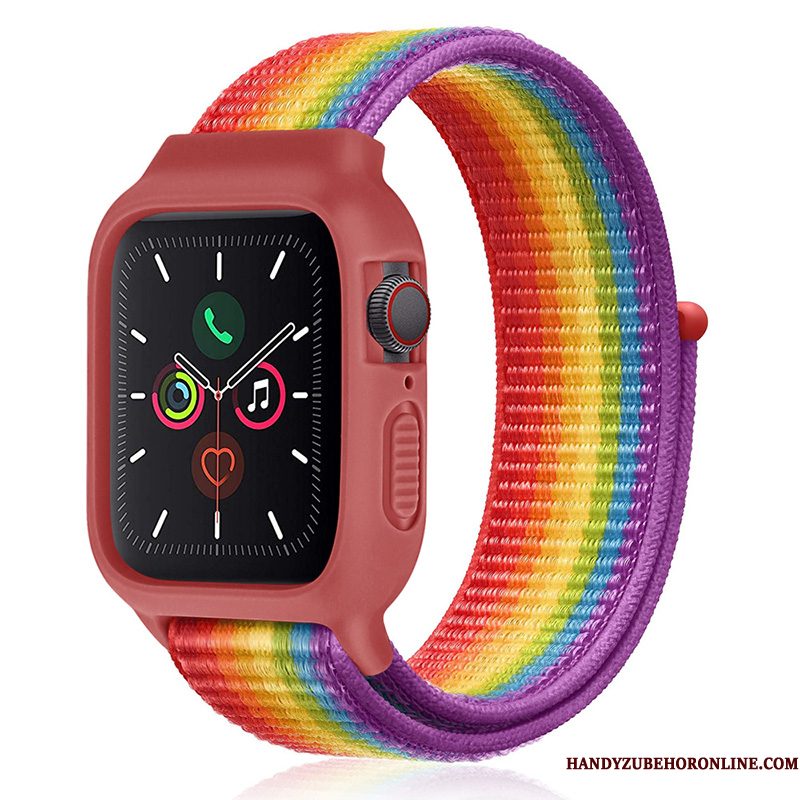 Hoesje Apple Watch Series 2 Siliconen Nieuw Zwart, Hoes Apple Watch Series 2 Nylon Trend