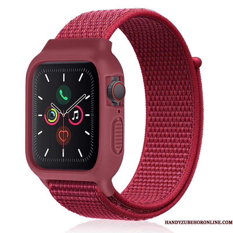 Hoesje Apple Watch Series 2 Siliconen Nieuw Zwart, Hoes Apple Watch Series 2 Nylon Trend