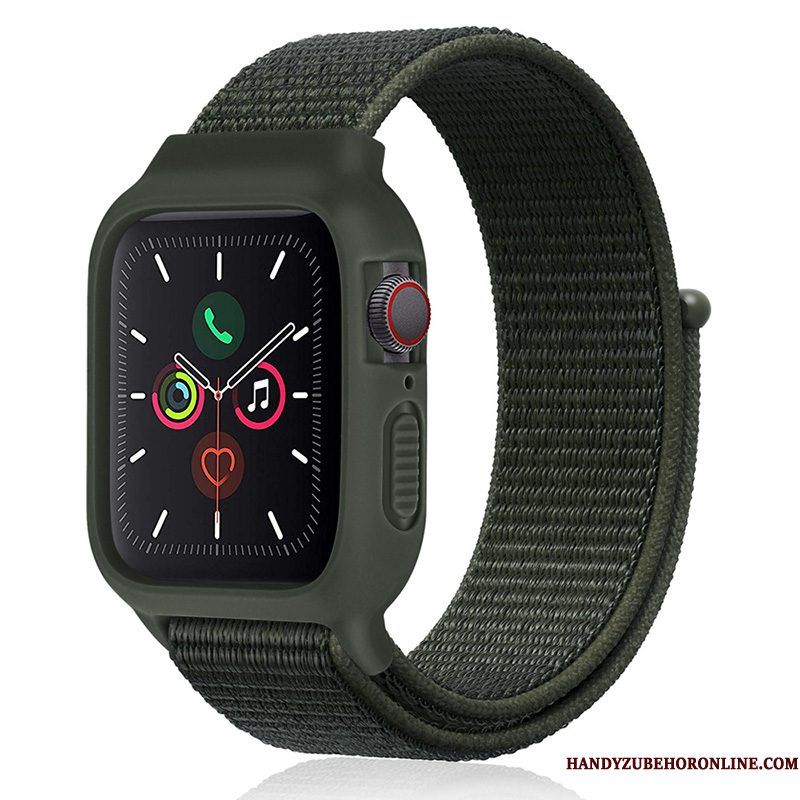 Hoesje Apple Watch Series 2 Siliconen Nieuw Zwart, Hoes Apple Watch Series 2 Nylon Trend