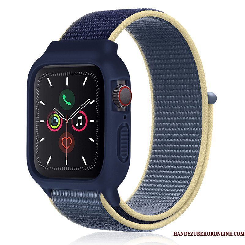 Hoesje Apple Watch Series 2 Siliconen Nieuw Zwart, Hoes Apple Watch Series 2 Nylon Trend