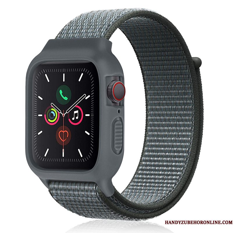 Hoesje Apple Watch Series 2 Siliconen Nieuw Zwart, Hoes Apple Watch Series 2 Nylon Trend