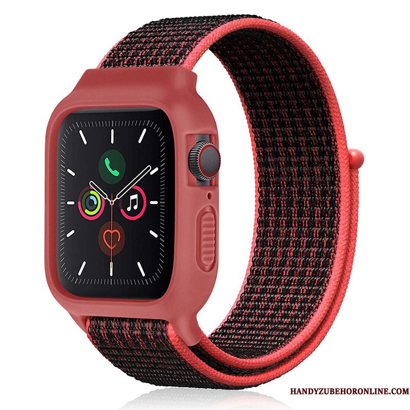 Hoesje Apple Watch Series 2 Siliconen Nieuw Zwart, Hoes Apple Watch Series 2 Nylon Trend