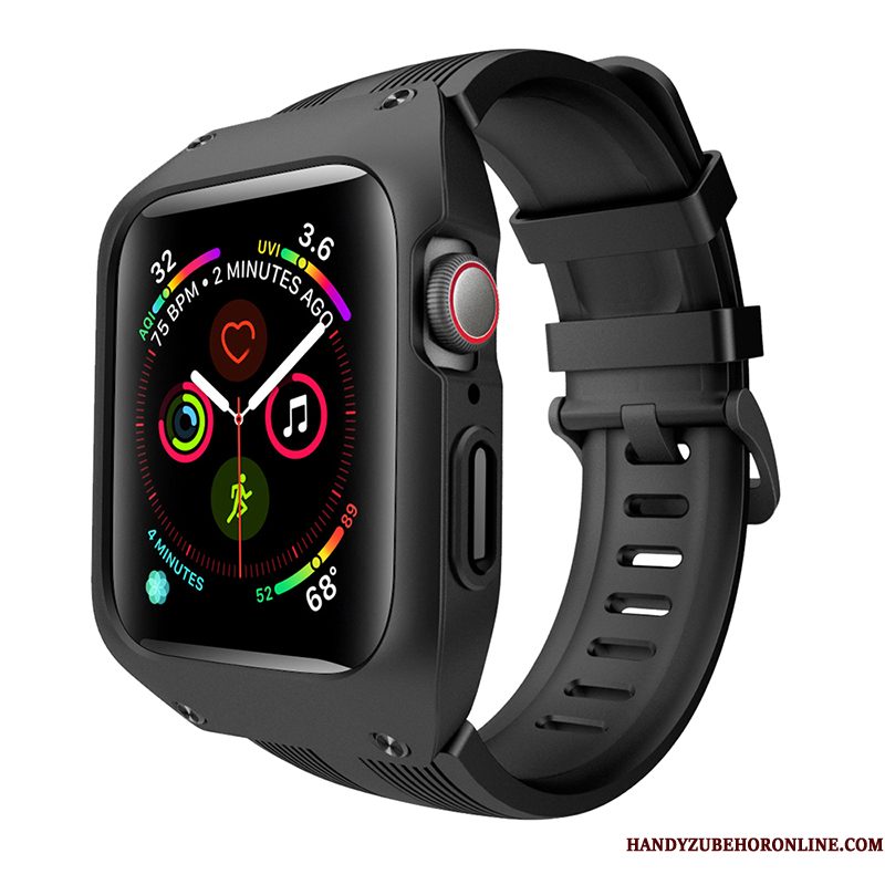 Hoesje Apple Watch Series 2 Siliconen Wit Accessoires, Hoes Apple Watch Series 2 Zakken Trendy Merk Persoonlijk