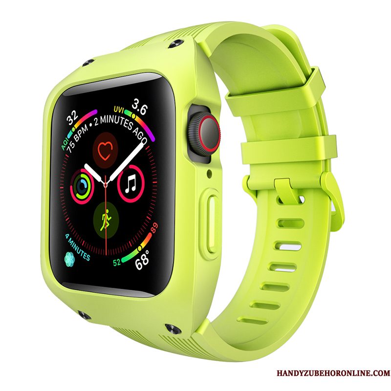 Hoesje Apple Watch Series 2 Siliconen Wit Accessoires, Hoes Apple Watch Series 2 Zakken Trendy Merk Persoonlijk