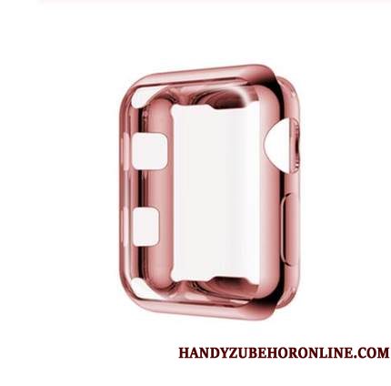 Hoesje Apple Watch Series 2 Zacht Plating Dun, Hoes Apple Watch Series 2 Siliconen Accessoires Goud