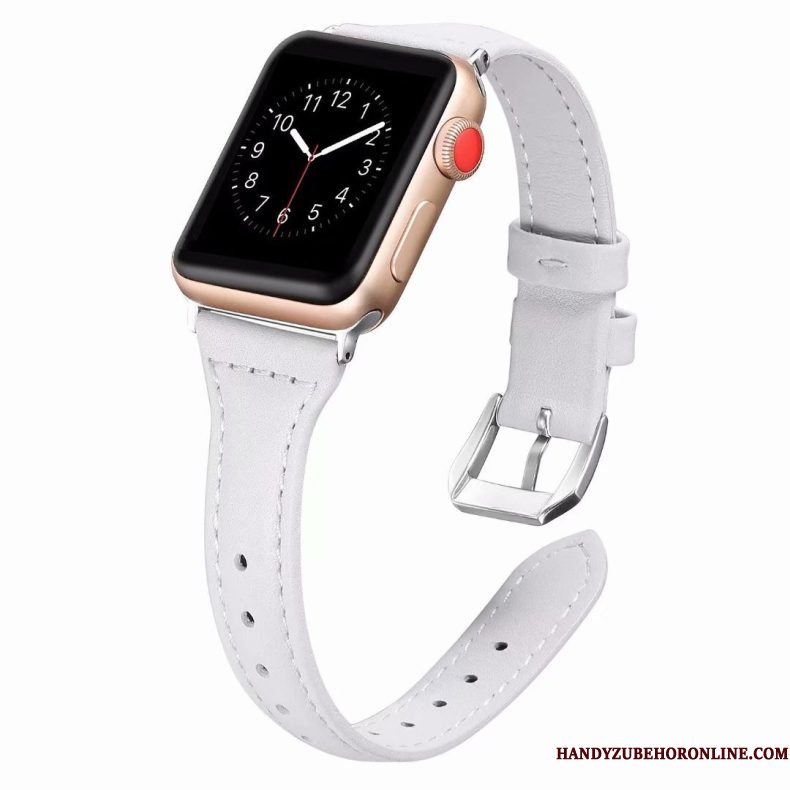 Hoesje Apple Watch Series 3 Leer Fijne Purper, Hoes Apple Watch Series 3