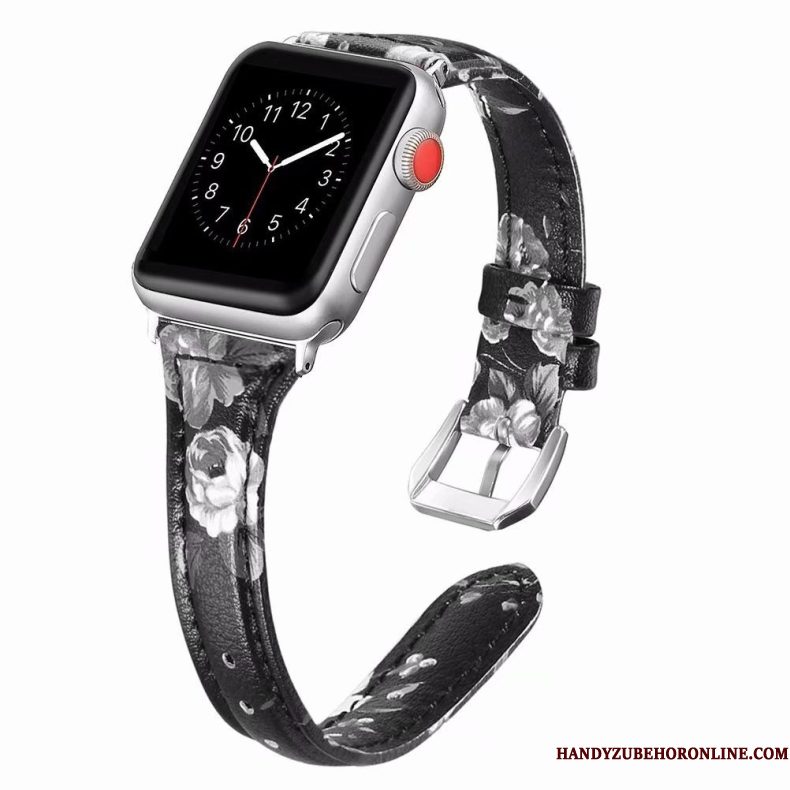 Hoesje Apple Watch Series 3 Leer Fijne Purper, Hoes Apple Watch Series 3