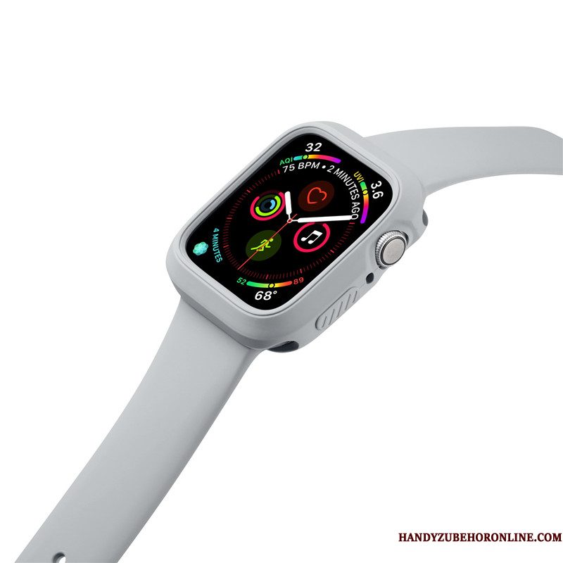 Hoesje Apple Watch Series 3 Siliconen Anti-fall Sport, Hoes Apple Watch Series 3 Oranje