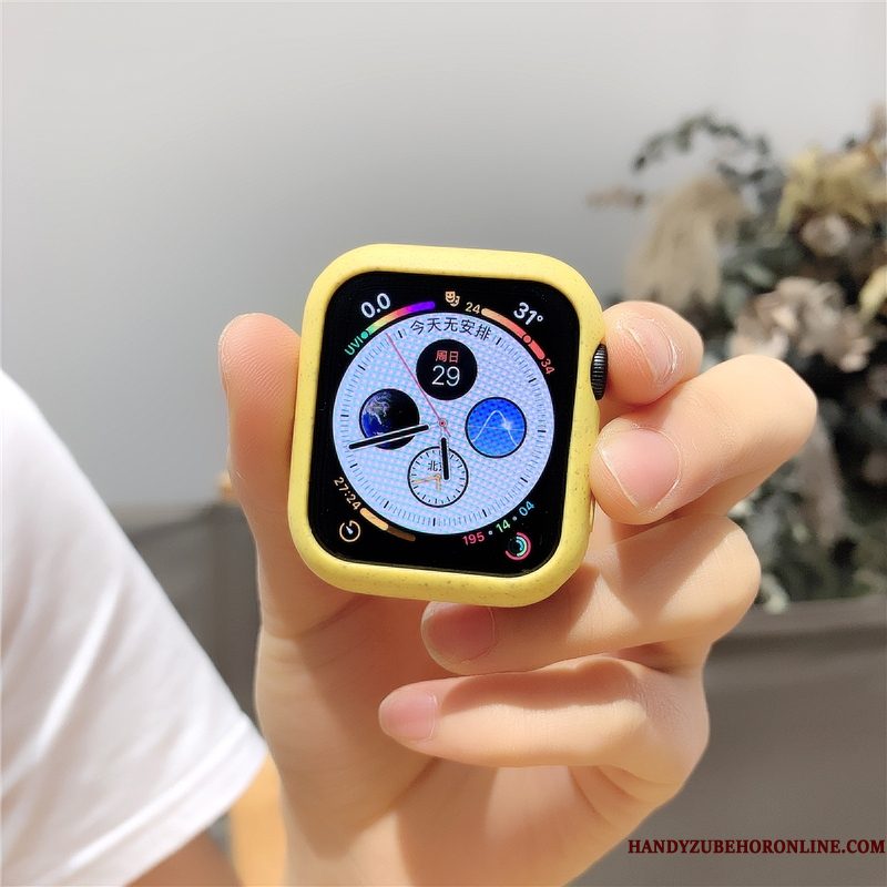 Hoesje Apple Watch Series 3 Zacht Groen Anti-fall, Hoes Apple Watch Series 3 Zakken