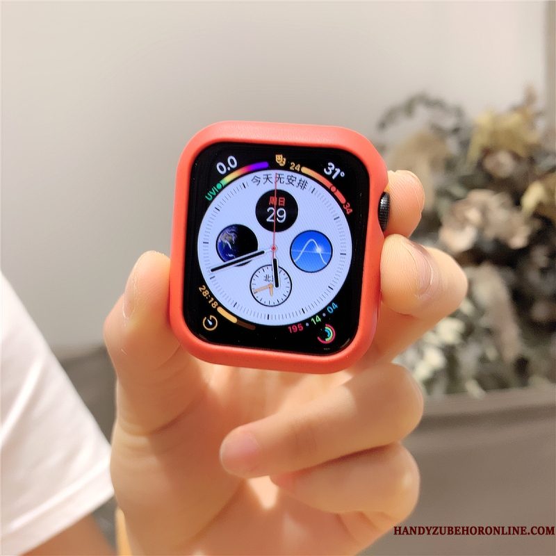 Hoesje Apple Watch Series 3 Zacht Groen Anti-fall, Hoes Apple Watch Series 3 Zakken