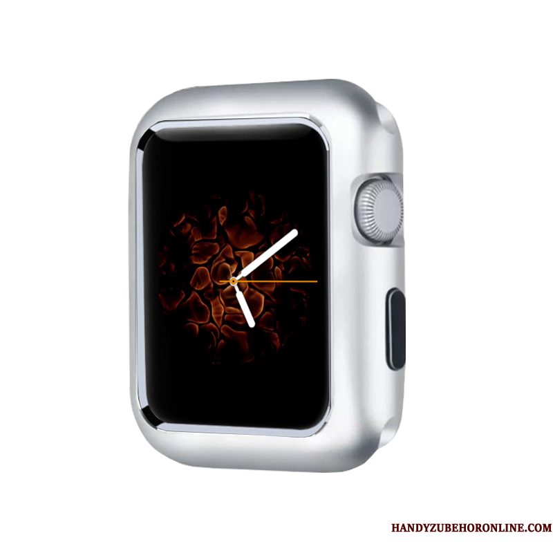 Hoesje Apple Watch Series 3 Zakken Omlijsting Goud, Hoes Apple Watch Series 3 Metaal Magnetisch