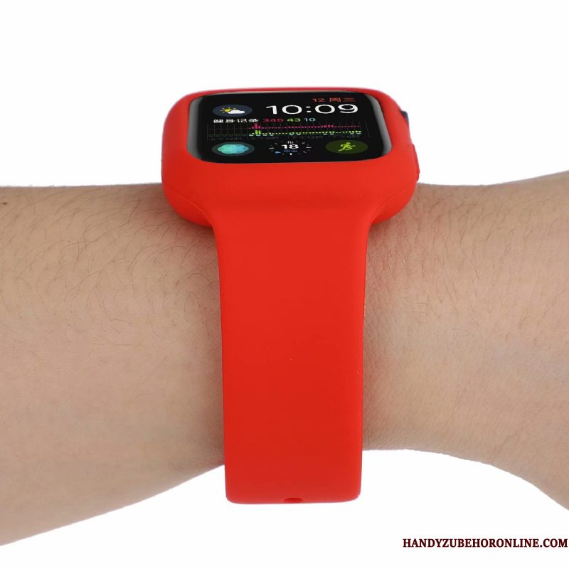 Hoesje Apple Watch Series 4 Mode Rood Nieuw, Hoes Apple Watch Series 4 Bescherming Trend Sport