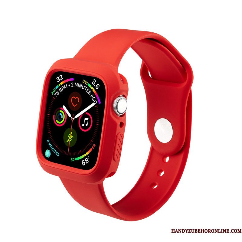 Hoesje Apple Watch Series 4 Siliconen Persoonlijk Sport, Hoes Apple Watch Series 4 Zakken Trend Waterdicht