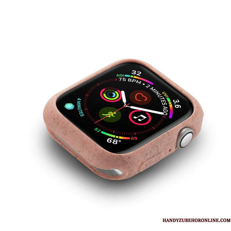 Hoesje Apple Watch Series 4 Zacht Dragon Patroon Schrobben, Hoes Apple Watch Series 4 Bescherming Trend Roze