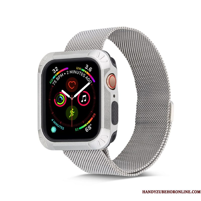 Hoesje Apple Watch Series 4 Zacht Dun Wit, Hoes Apple Watch Series 4 Siliconen Gemeenschappelijk Accessoires